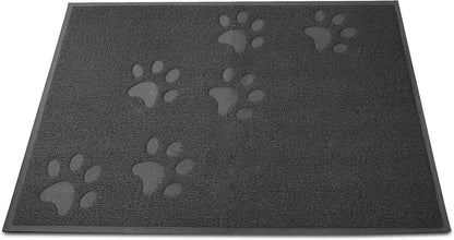 Andalus Small Cat Litter Mat, Pack of 1 - Waterproof, Non-Slip & Easy to Clean Cat Litter Box Mat for Extra Efficient Pet Litter-Trapping, Grey (15.75” X 11.75”)
